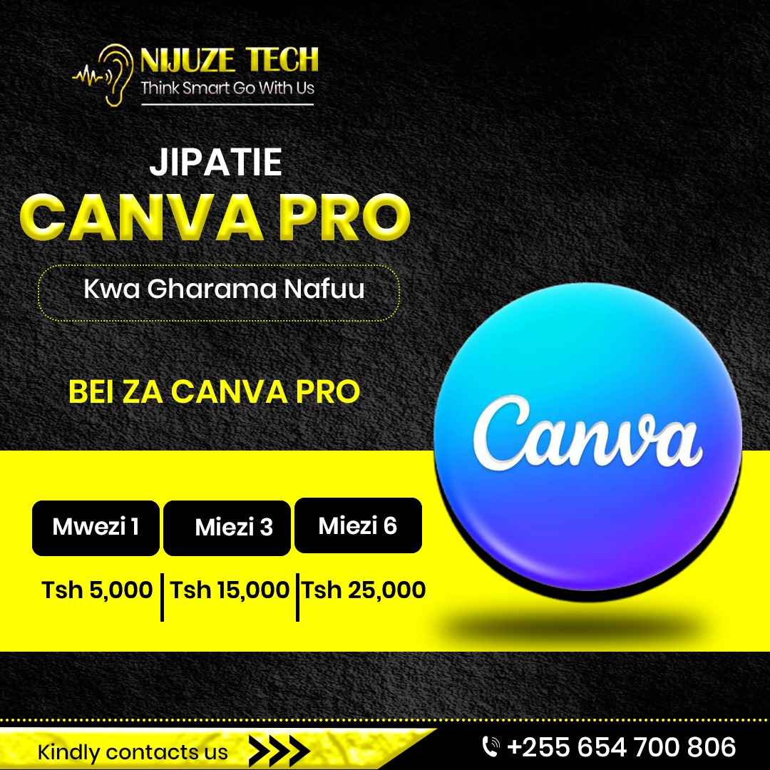 Canva Pro Poster